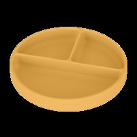 PETITE&MARS PETITE&MARS Talířek silikonový dělící kulatý Take&Match Intense Ochre 6m+