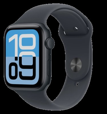 APPLE Watch SE 3 44mm Temně inkoustový hliník s inkoustovým sportovním řemínkem S/M
