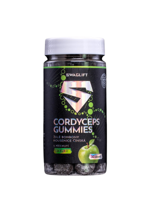 SWAGLIFT CORDYCEPS GUMMIES s příchutí jablka 60 ks