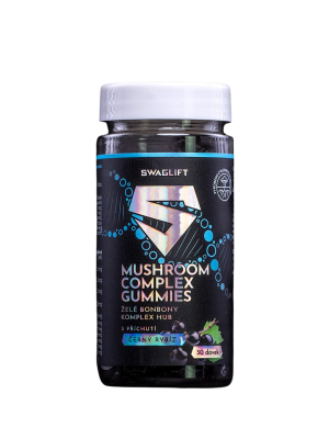 SWAGLIFT MUSHROOM COMPLEX GUMMIES s příchutí černý rybíz 60 ks