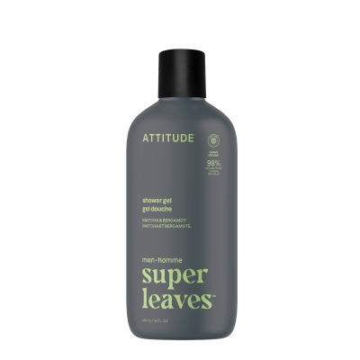 ATTITUDE Pánský sprchový gel Super leaves Matcha a Bergamot 415 ml