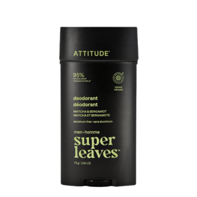 ATTITUDE Pánský deodorant Super leaves Matcha & Bergamot 75 g