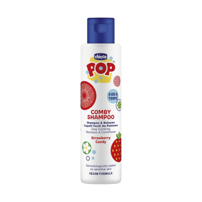 CHICCO Šampon a kondicionér Pop Comby Strawberry 250 ml