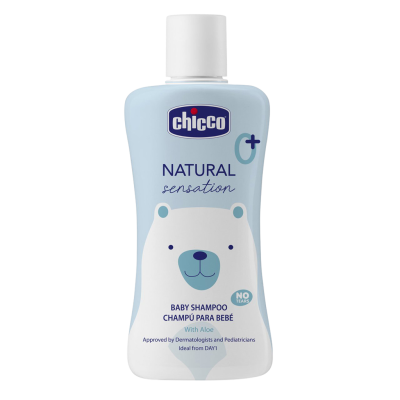 CHICCO Šampon Natural Sensation s aloe, 0m+ 200 ml