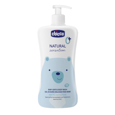 CHICCO Šampon tělový Natural Sensation s aloe a heřmánkem, 0m+ 500 ml