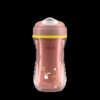 CHICCO Hrneček Active s tvrdým náustkem pink, 14m+ 266 ml CHICCO Hrneček Active s tvrdým náustkem pink, 14m+ 266 ml
