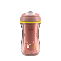 CHICCO Hrneček Active s tvrdým náustkem pink, 14m+ 266 ml