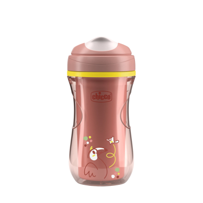 CHICCO Hrneček Active s tvrdým náustkem pink, 14m+ 266 ml