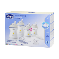 CHICCO Sada novorozenecká startovací Natural Feeling neutral 0m+