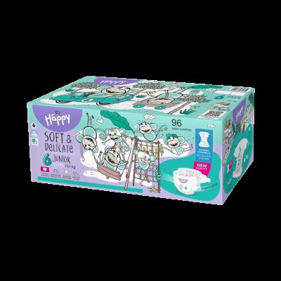 BELLA Baby Happy Soft & Delicate vel. 6 (15+ kg) 2 x 48 ks