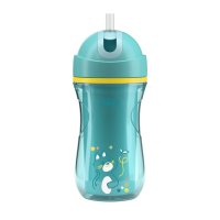 CHICCO Hrneček Sport se slámkou teal, 14m+ 266 ml CHICCO Hrneček Sport se slámkou teal, 14m+ 266 ml