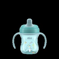 CHICCO Hrneček Training s držadly teal, 6m+ 200 ml CHICCO Hrneček Training s držadly teal, 6m+ 200 ml