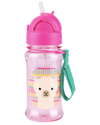 SKIP HOP Zoo tritan Láhev s brčkem Llama 12m+ 355 ml