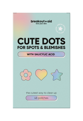 BREAKOUT+AID Náplasti na lokální ošetření akné s kyselinou salicylovou CUTE EDITION 48 ks BREAKOUT+AID Náplasti na lokální ošetření akné s kyselinou salicylovou CUTE EDITION 48 ks