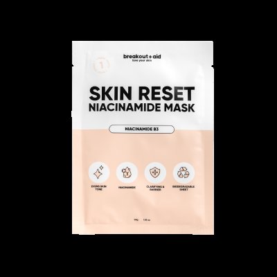 BREAKOUT+AID Zklidňující maska s niacinamidem 34 g