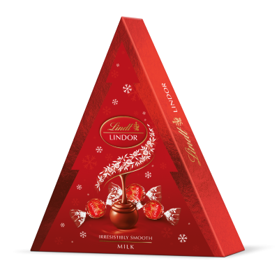 LINDT LINDOR Vánoční Stromeček Mix 125 g
