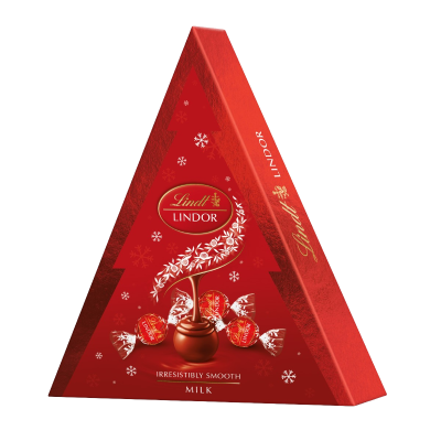 LINDT LINDOR Vánoční Stromeček Mix 125 g