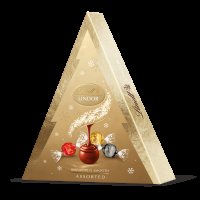 LINDT LINDOR Vánoční Stromeček Zlatý Mix 125 g LINDT LINDOR Vánoční Stromeček Zlatý Mix 125 g