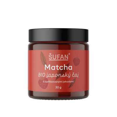 ŠUFAN BIO čaj Matcha s jahodou 30 g