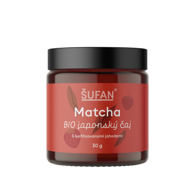 ŠUFAN BIO čaj Matcha s jahodou 30 g