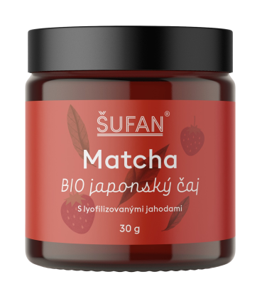 ŠUFAN BIO čaj Matcha s jahodou 30 g