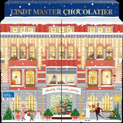 LINDT Adventní Kalendář Vánoční Továrna 304 g