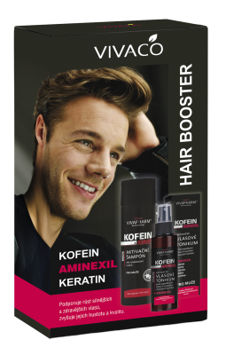 VIVACO Dárková kazeta kofein šampon + vlasové tonikum