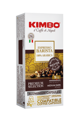 KIMBO Kapsle Nespresso, Espresso Barista 10 ks