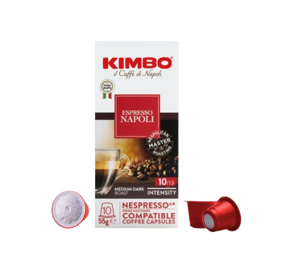 KIMBO Kapsle pro Nespresso, Espresso Napoli 10 ks