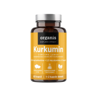 ORGANIS Kurkumin + piperin 30 kapslí