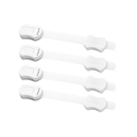 BABY ONO Zámek univerzální bílý 4 ks