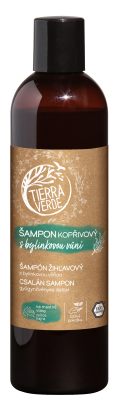 TIERRA VERDE Šampon kopřivový s bylinkovou vůní 300 ml