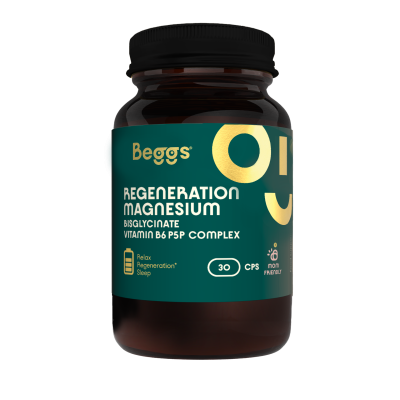 BEGGS Beggs Magnesium Bisglycinate + P5P Complex 30 kapslí