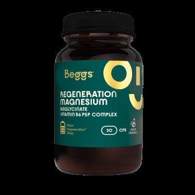 BEGGS Beggs Magnesium Bisglycinate + P5P Complex 30 kapslí