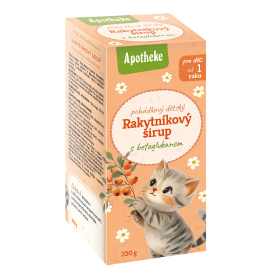 APOTHEKE Sirup dětský Rakytníkový s betaglukanem 250 g