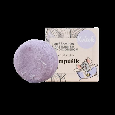 KVITOK Dětský tuhý šampon s kondicionérem Šampónek 25 g