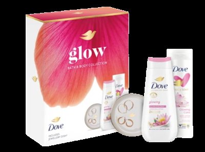 DOVE Glowing prémiová kazeta s miskou na šperky