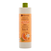 LASAPONARIA Sprchový gel a šampon 2v1 s BIO pomerančem a vit. C pro celou rodinu 500 ml