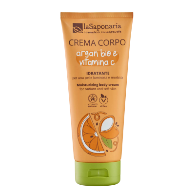LASAPONARIA Hydratační tělový krém s BIO arganem a vit. C 200 ml