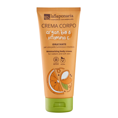 LASAPONARIA Hydratační tělový krém s BIO arganem a vit. C 200 ml