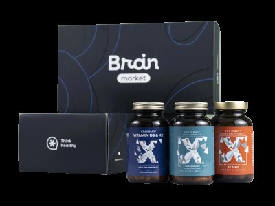 BRAINMAX Vánoční sada trio imunita 3 x 50 kapslí