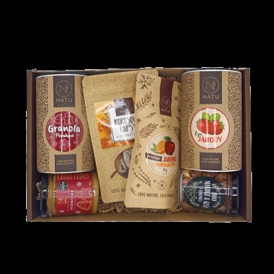 NATU Dárkový box Sladké a veselé