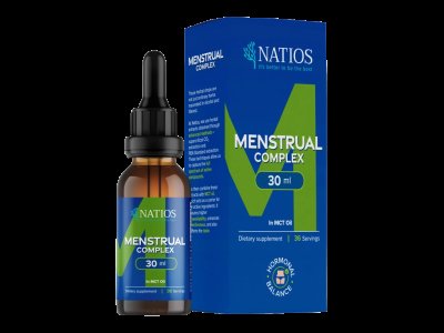 NATIOS Menstrual Complex, Bylinné kapky v MCT oleji 30 ml