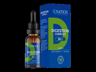 NATIOS Digestion Complex, Bylinné kapky v MCT oleji 30 ml