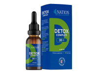 NATIOS Detox Complex, Bylinné kapky v MCT oleji 30 ml