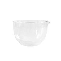 MOYA Skleněná miska s dvojitým sklem na matcha s výlevkou