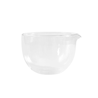 MOYA Skleněná miska s dvojitým sklem na matcha s výlevkou