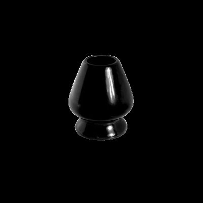 MOYA Naoshi - černý stojánek na matcha metličku chasen