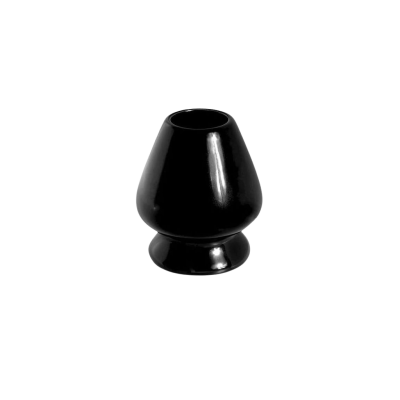 MOYA Naoshi - černý stojánek na matcha metličku chasen