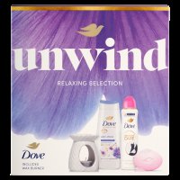 DOVE Unwind dárková sada péče o tělo